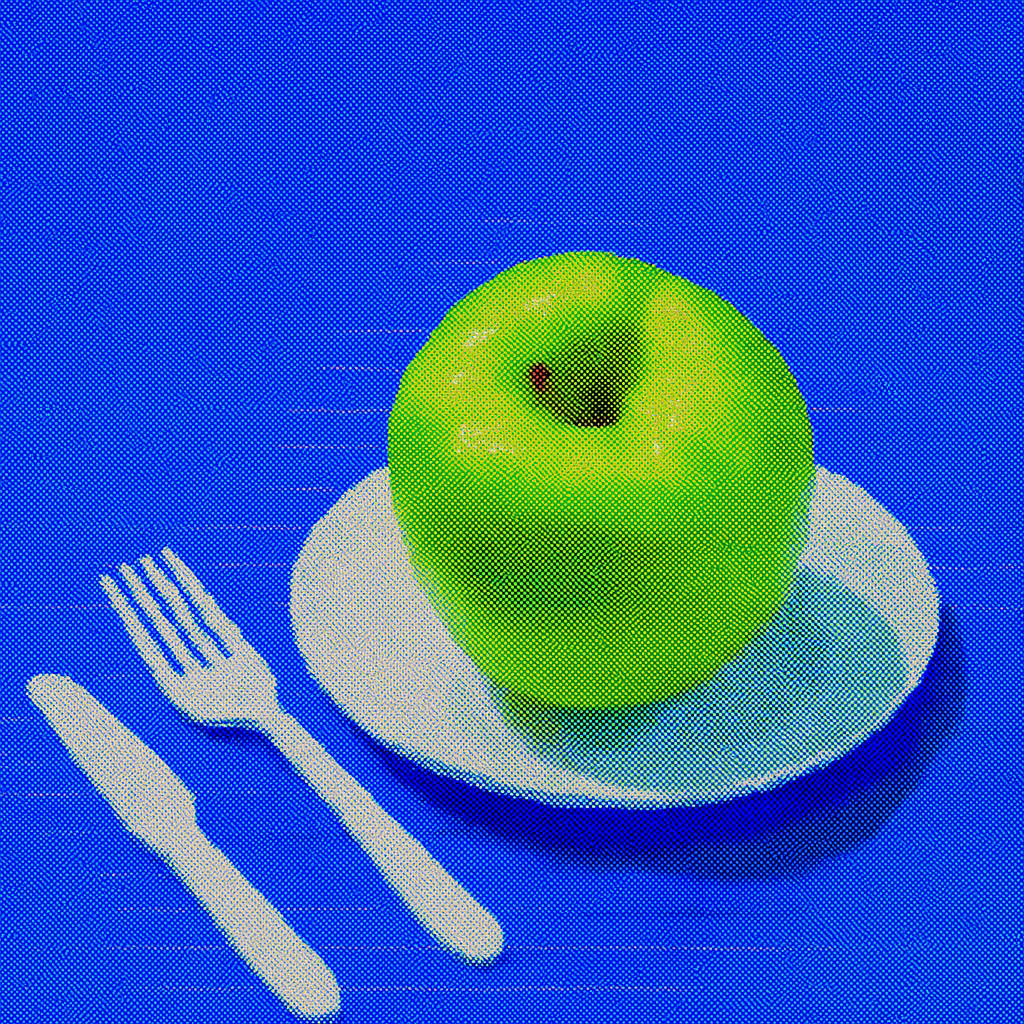 Green Apple Pixel Art